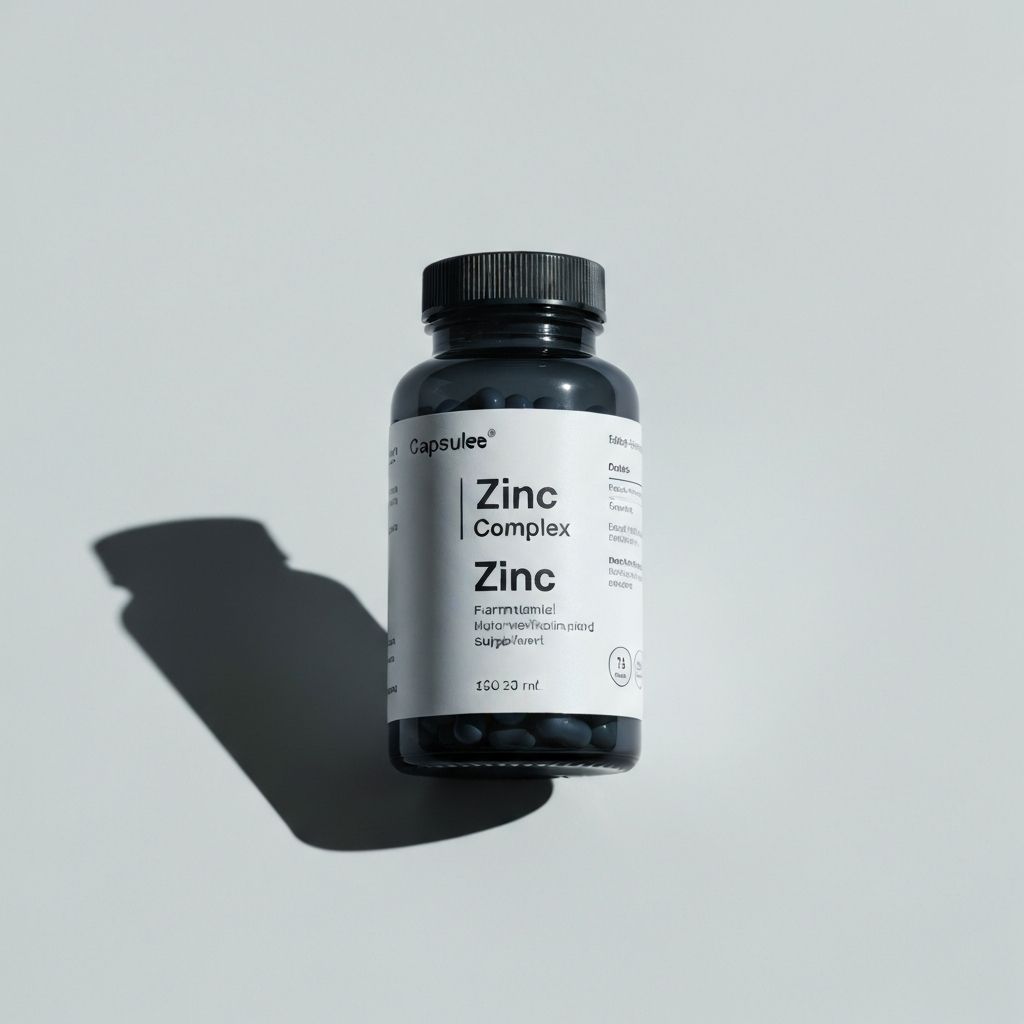 Zink Supplement Flasche