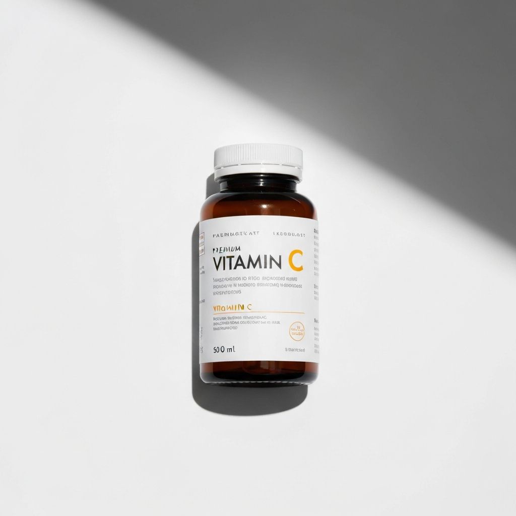Vitamin C Supplement Flasche